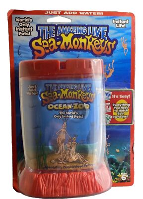 Amazing Live Sea Monkey's Ocean Zoo - Red - Brand New Ages 6+ Just