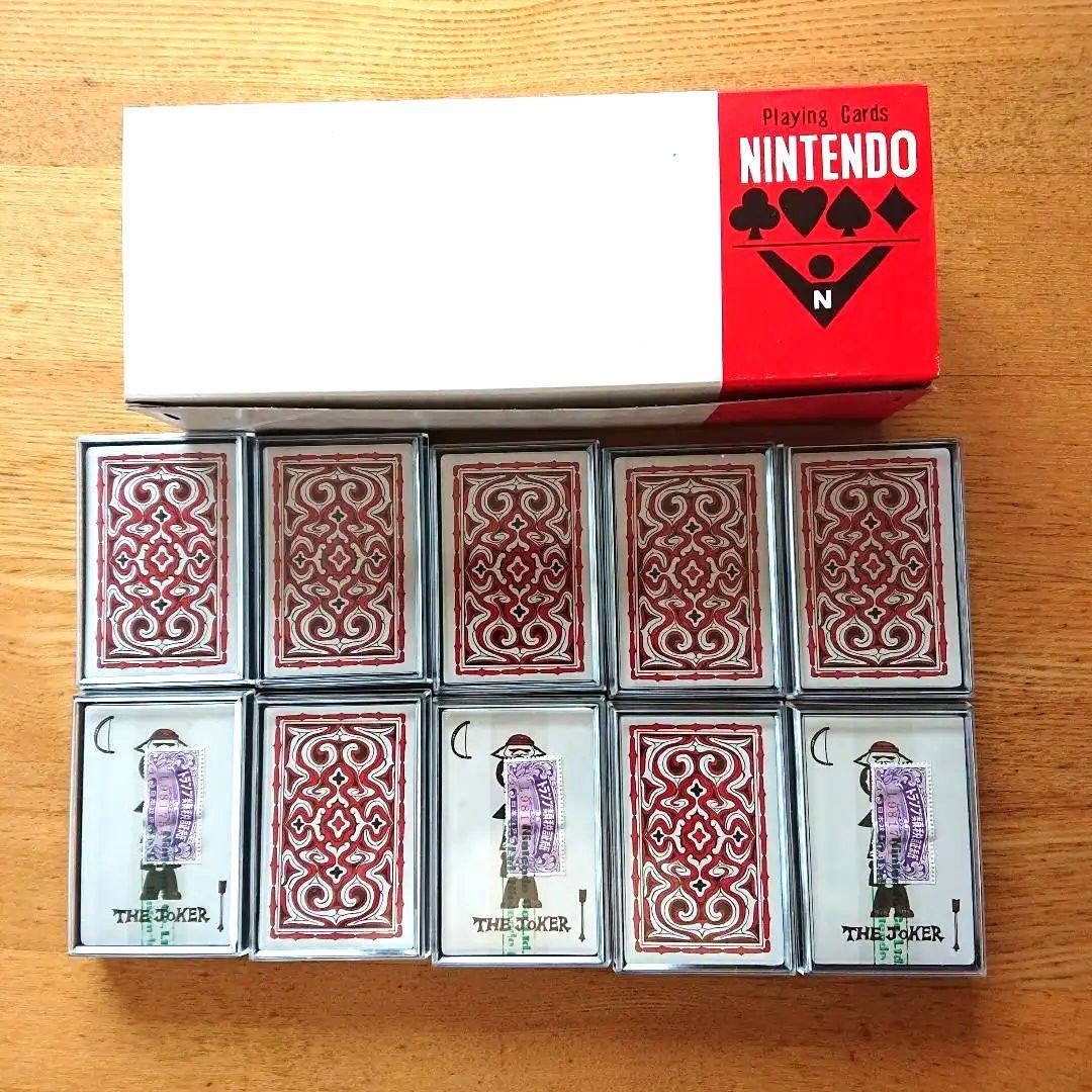 ②Super rare Nintendo playing cards with tax stamp Showa retro