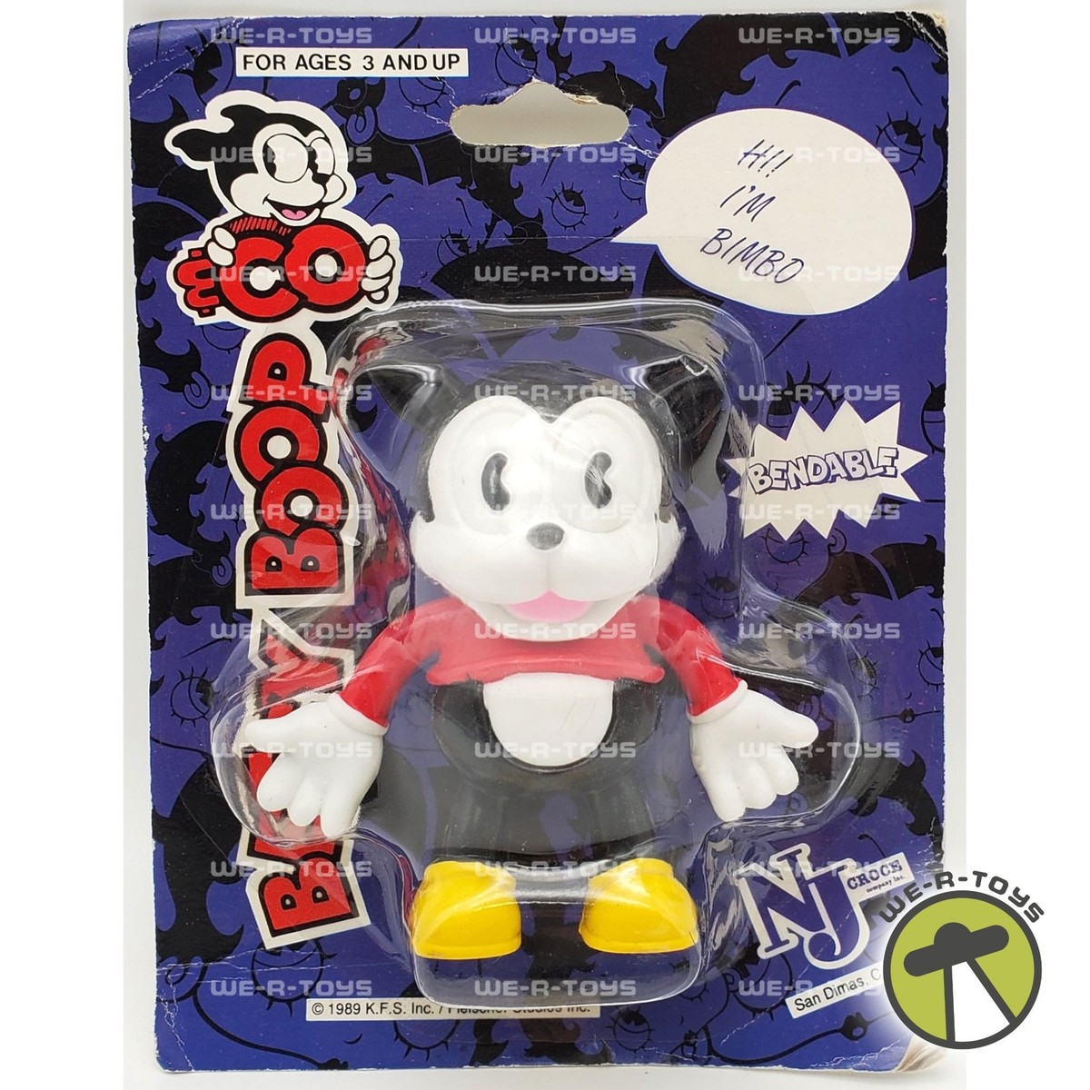 Betty Boop & Co Bendable Bimbo 3-inch Figure NJ Croce Company 1989