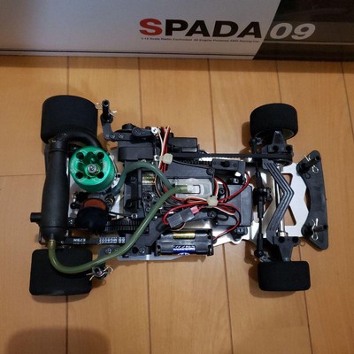 1/12 Kyosho Spada 09 Rc Car 2-Speed Never Run Nitro Engine On-Road