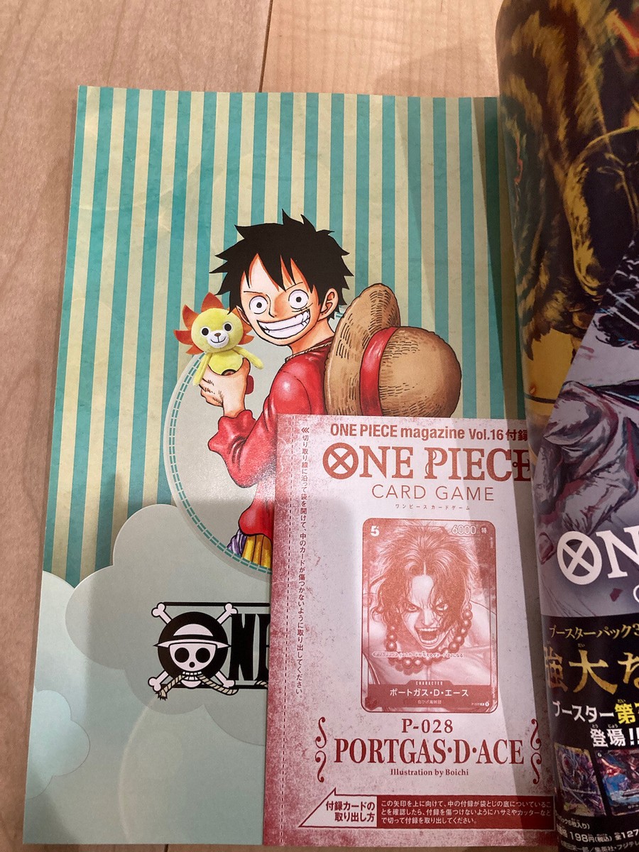 One Piece Magazine Vol.16 Includes One Piece Card Appendix Portgas