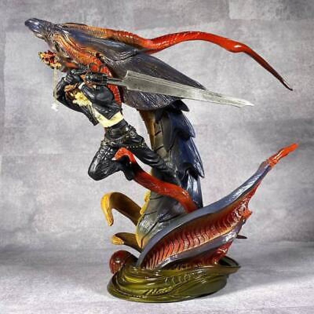 SQUALL & BAHAMUT Cold Cast Kotobukiya Final Fantasy 8 VIII Statue