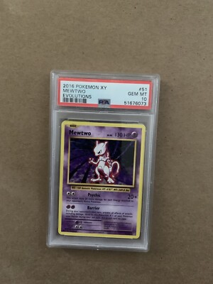 2016 Pokemon XY Evolutions #51 Mewtwo PSA 10 GEM MINT | eBay