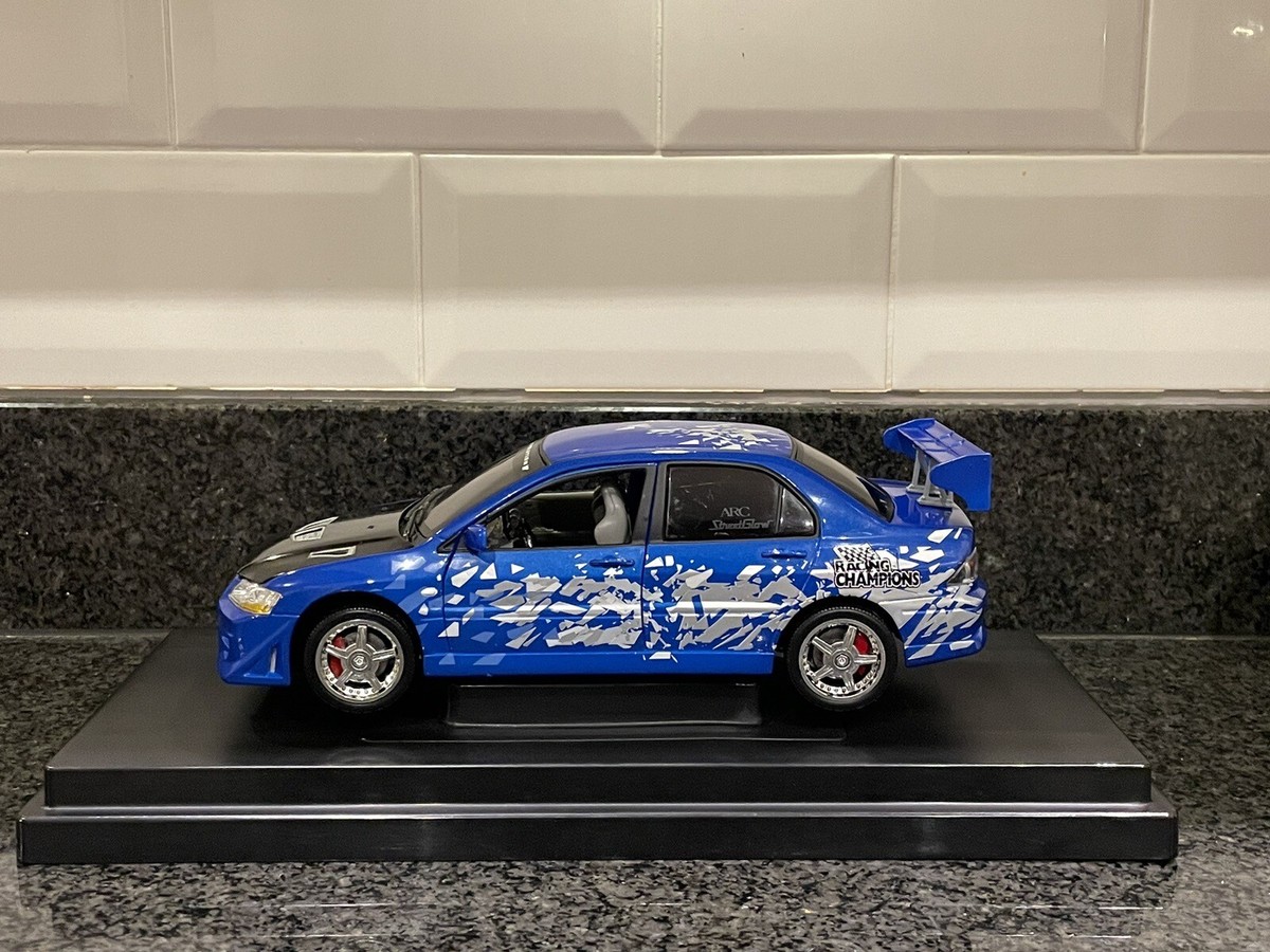 Rare 1/18 Fast and Furious Mitsubishi Lancer Evolution vii Tuner