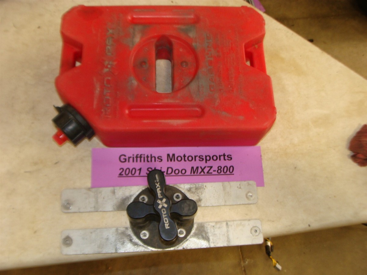 2001 SKI-DOO MXZ 800 ZX chassis aux gas fuel cell tank mount 1 gal