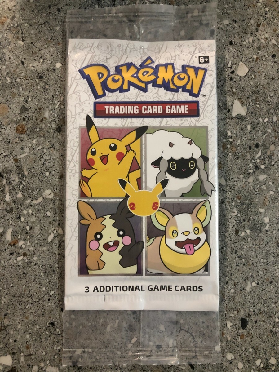 Pokemon 25th Anniversary General Mills 3-Card Booster Pack Factory