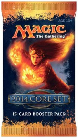 5 Packs of M14 Magic The Gathering 2014 Core Set Booster Pack MTG