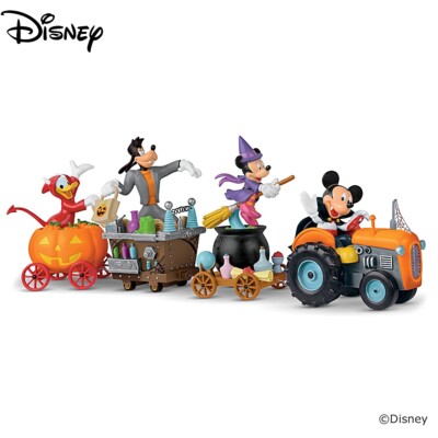 Bradford Exchange Count Mickey from Disney Halloween Tractor Wagon
