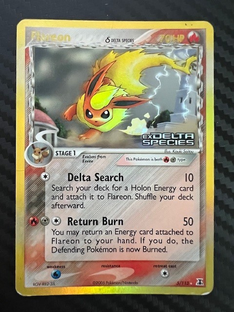 FLAREON HOLO 5/113 ブースター 英語版 ポケットモンスター