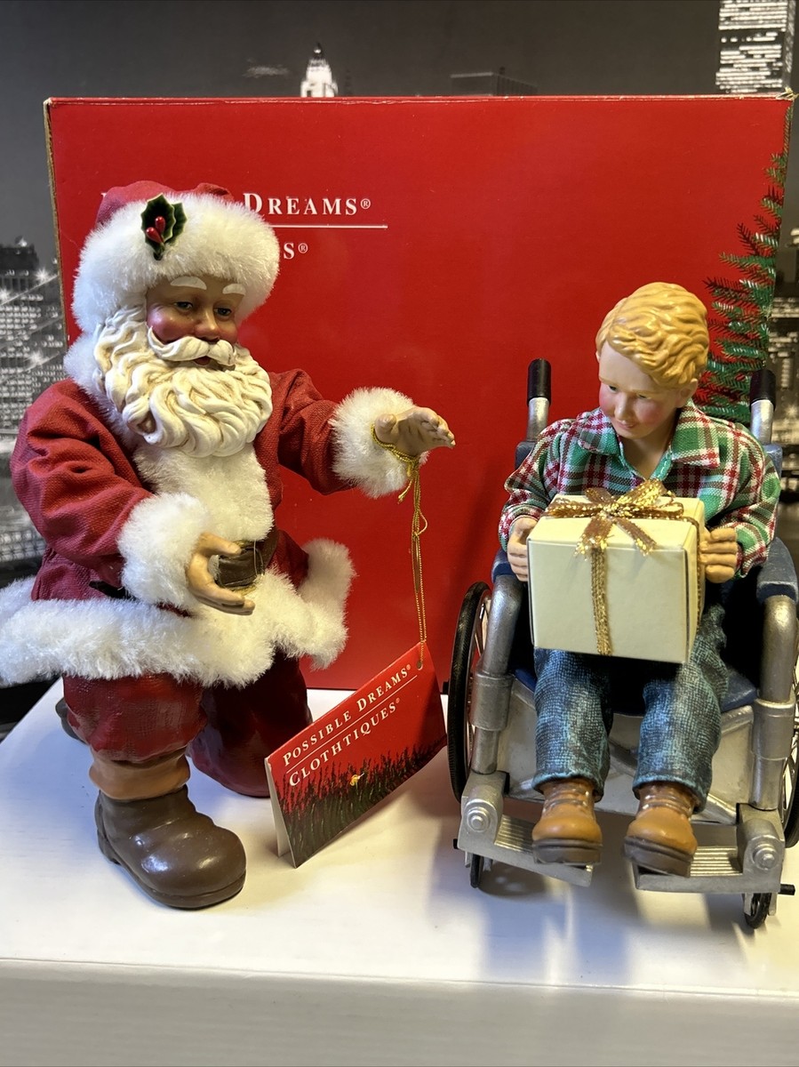 Very Rare 1999 Possible Dreams Clothtiques Santa 