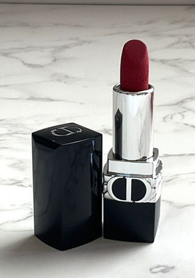 Christian Dior Mini Travel Size Rouge Dior Lipstick 999 VELVET 1.5