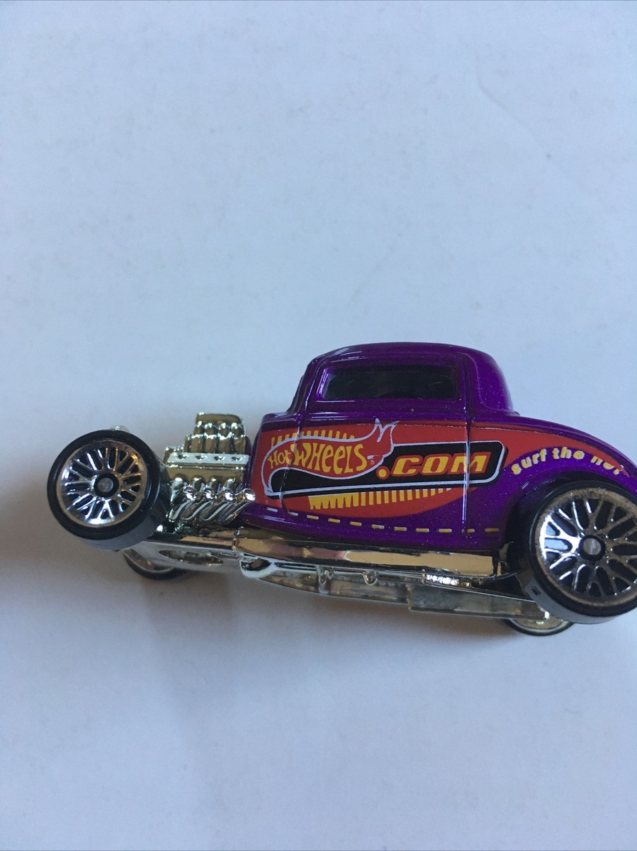 1997 Hot Wheels '32 FORD COUPE - Purple - .Com Series - LOOSE NM