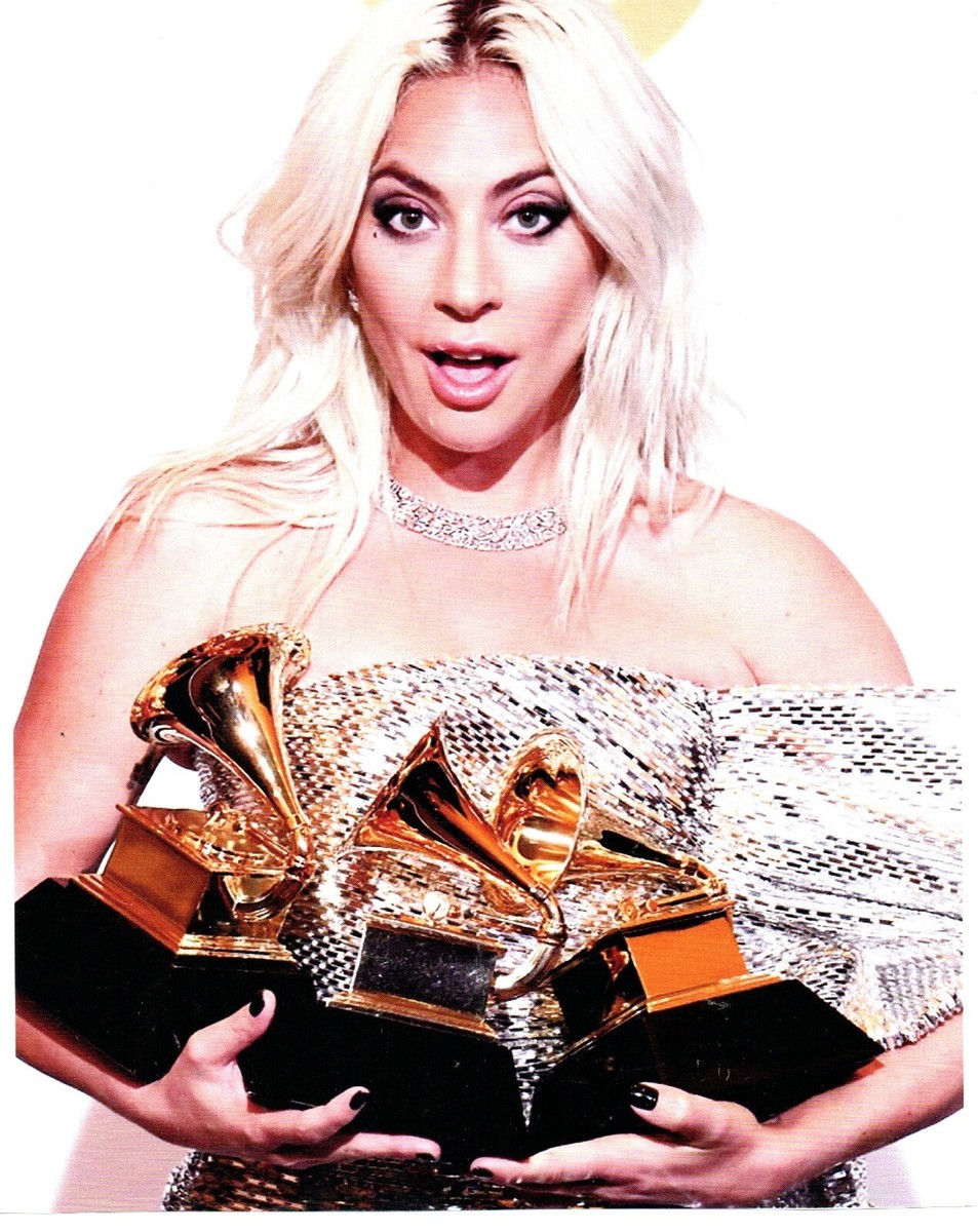 Lady Gaga Signed Chromatica CD Cover Art Card - Authentic+ 8X10