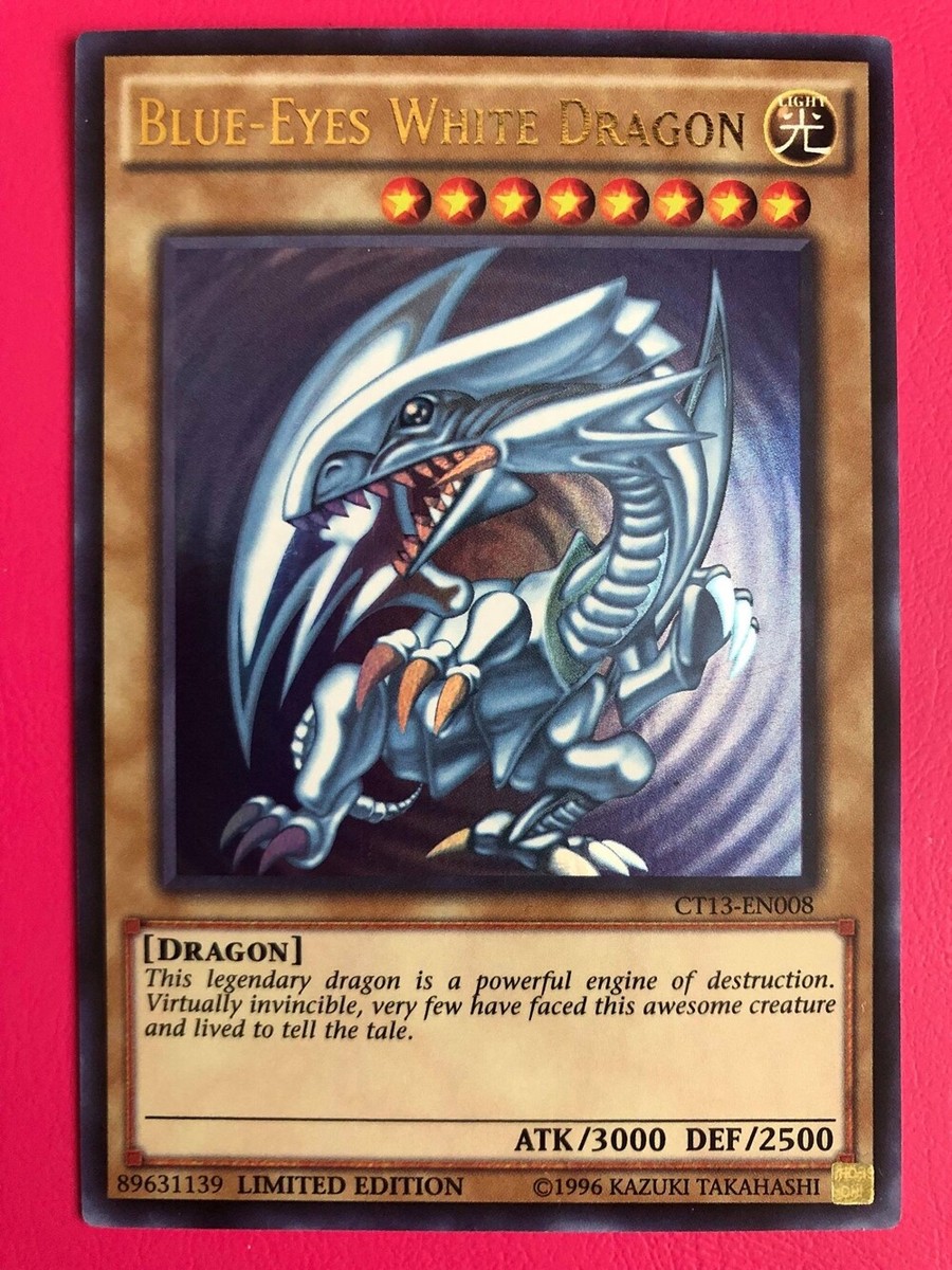 Blue-Eyes White Dragon 1x CT13-EN008 Ultra - Original SDK Kaiba