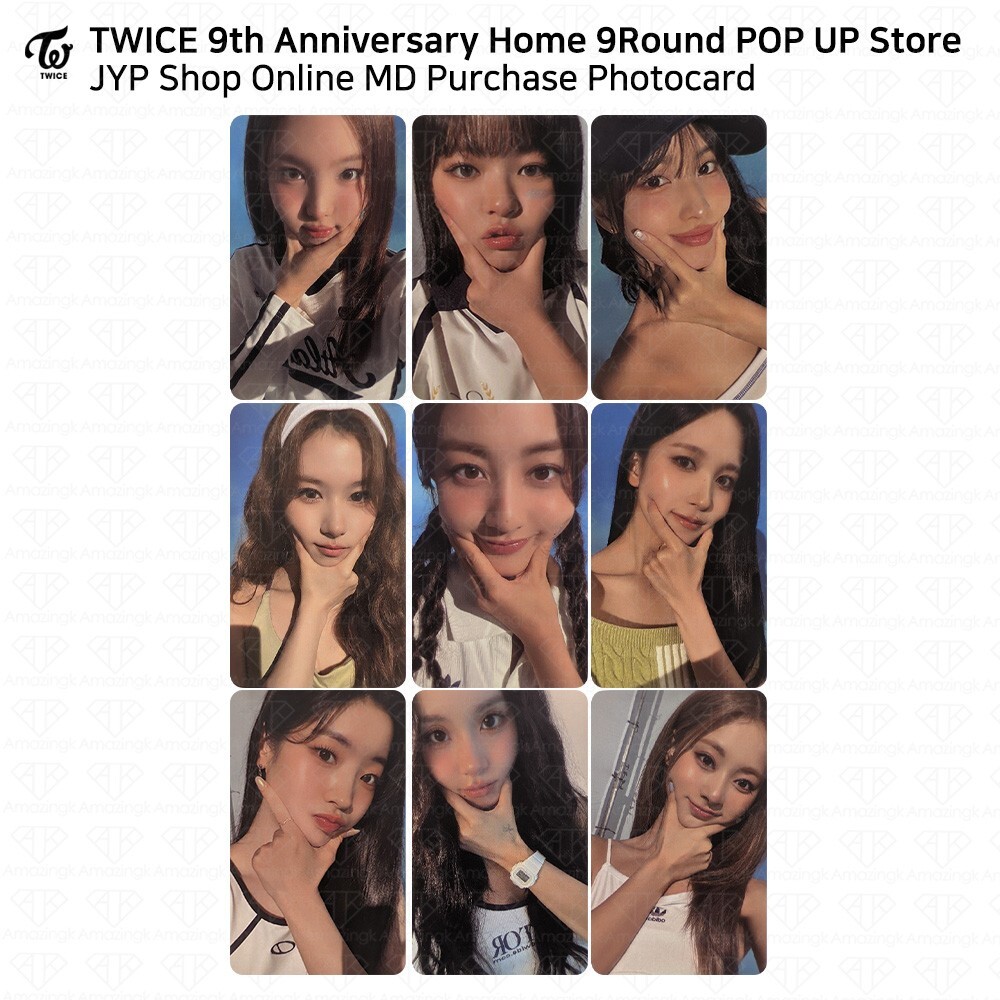 TWICE 9th Anniversary Home9Round Pop Up Store JYP Shop MD Benefit