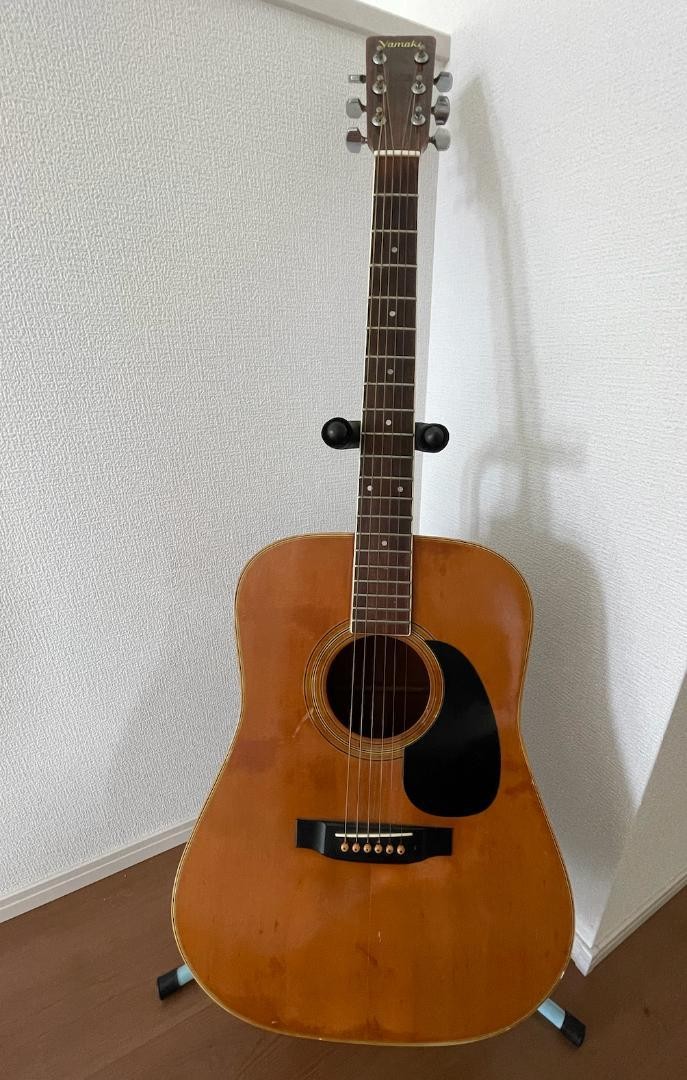 Acoustic Guitar Yamaki YW-30 Natural Made in 1973 S/N 130920 with