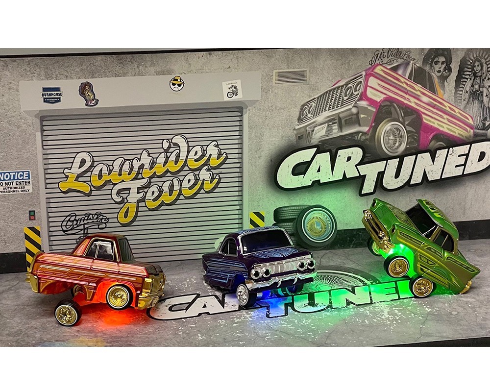 CarTuned 1:64 Lowriders SHOW GLOW Series 1 Assortment 8 Car Set