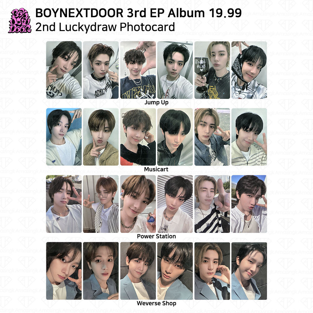 BOYNEXTDOOR テサン WHO Namil ラキドロ トレカ 中国 中華 イハン