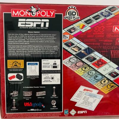 Vintage Monopoly ESPN Ultimate Sports Fan Edition Board Game