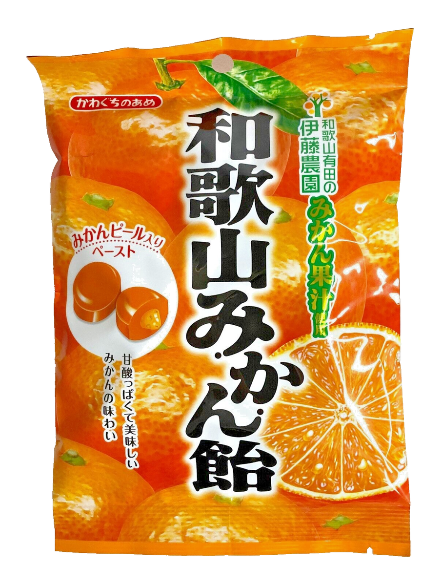 Japan Candy Kawaguchi Wakayama mikan(Mandarin Orange) Candy 100g
