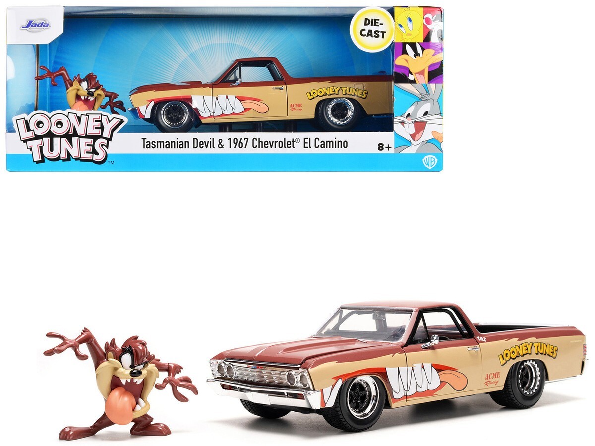 Jada 1967 Chevrolet El Camino & Taz Figure 