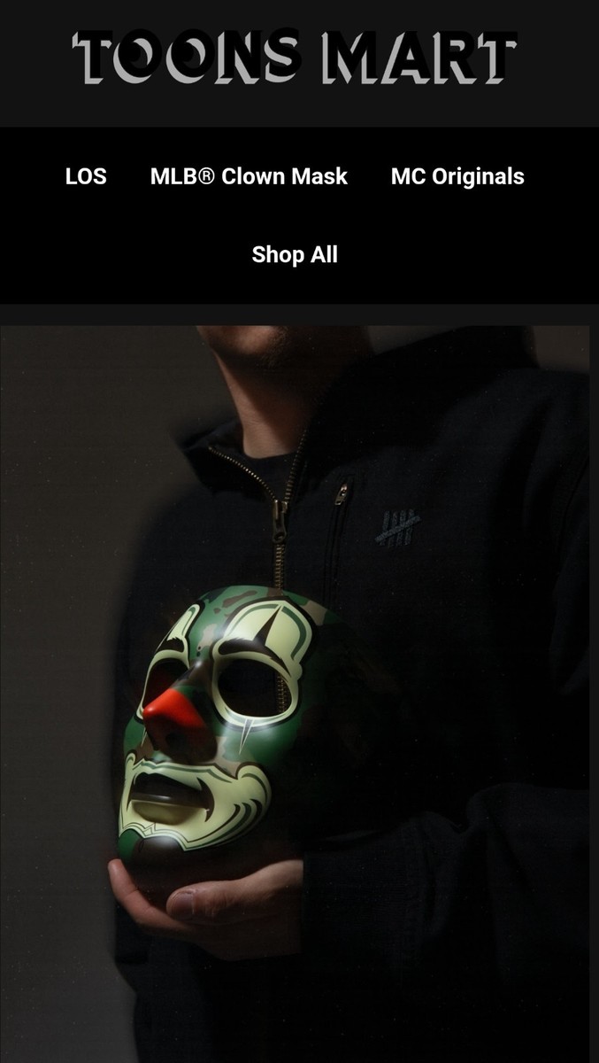 UNDEFEATED X MR CARTOON MASK COLLAB NEW COLLAB FROM ICON MR