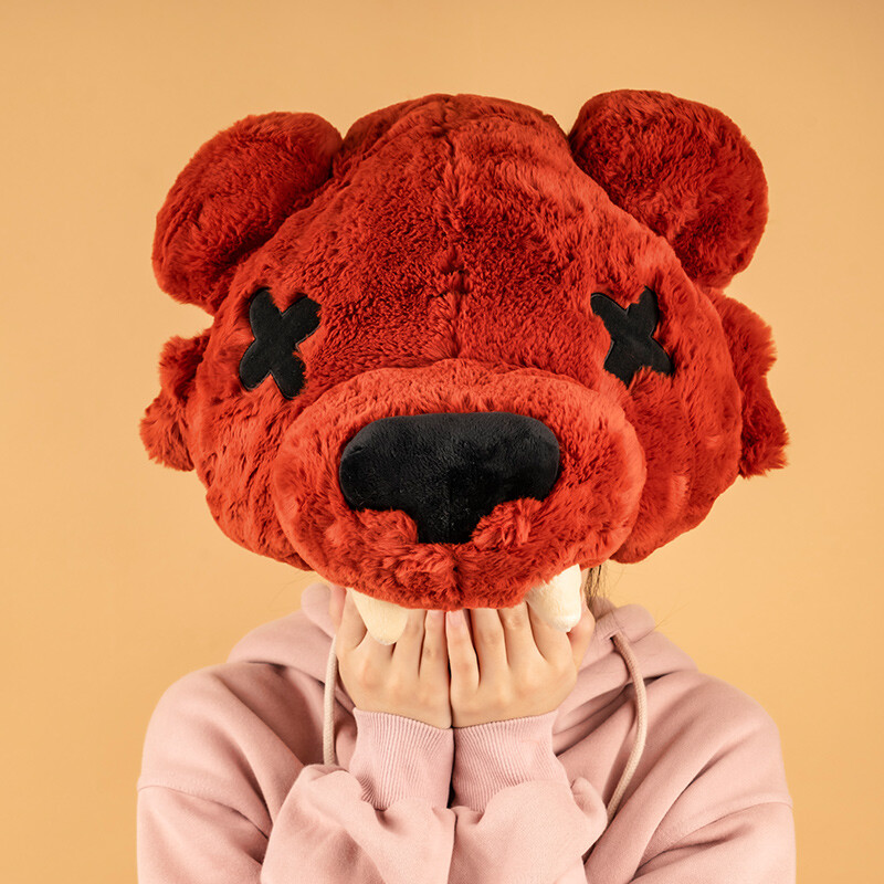 NEW Brawl Stars Nita Bear Soft Plush Cap Headgear Official Version