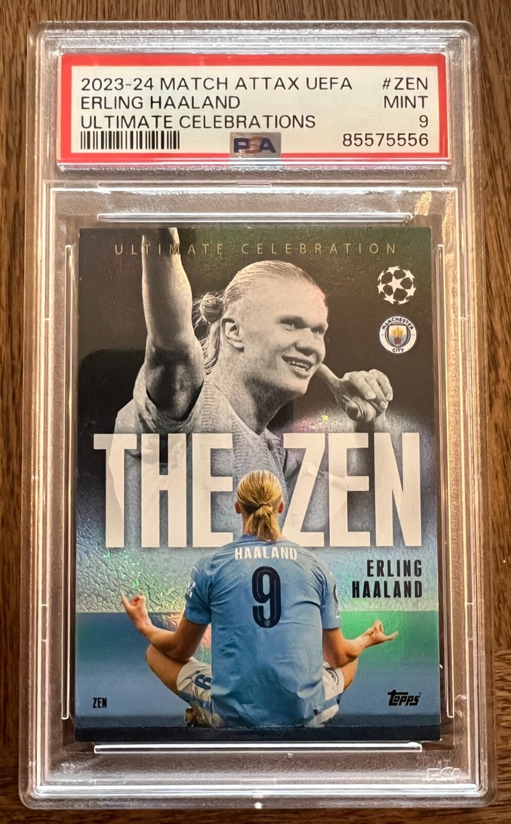Erling Haaland - Match Attax - The Zen Ultimate Celebration- PSA 9