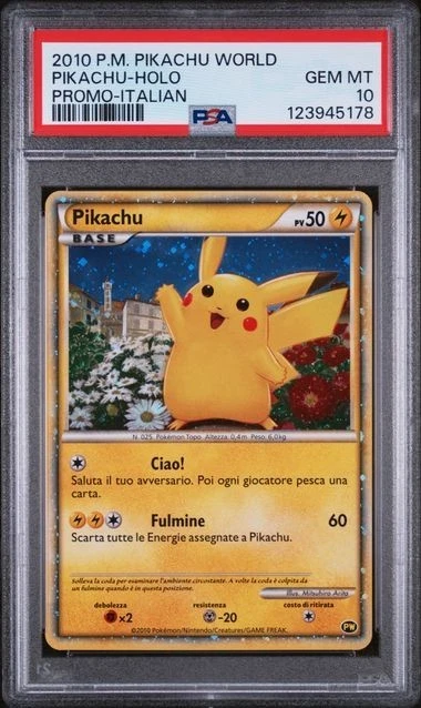 Pikachu Pokémon TCG Professional Sports Authenticator (PSA