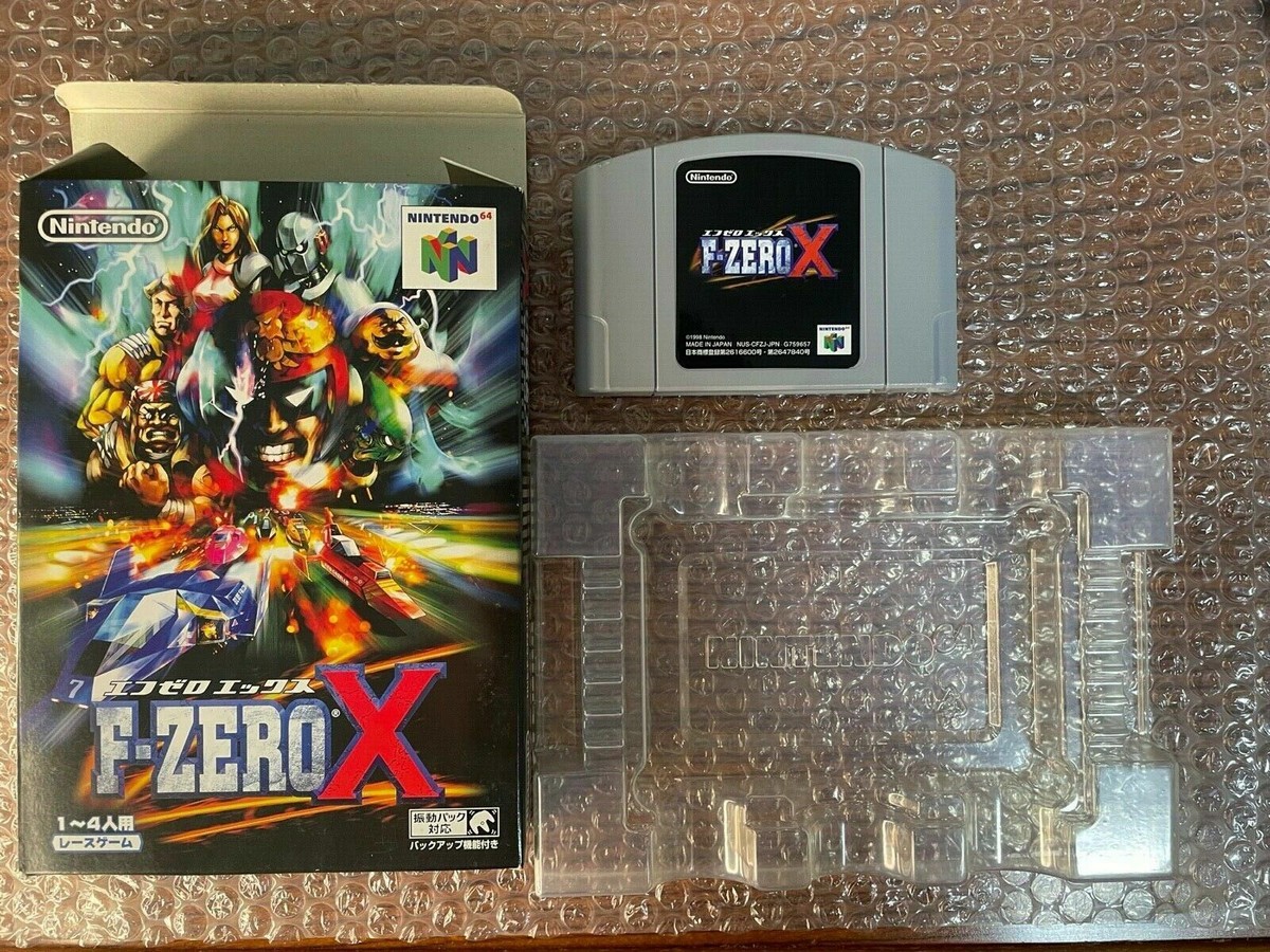 Nintendo 1998 F-ZERO X Nintendo 64 Used Racing Japanese Retro Game