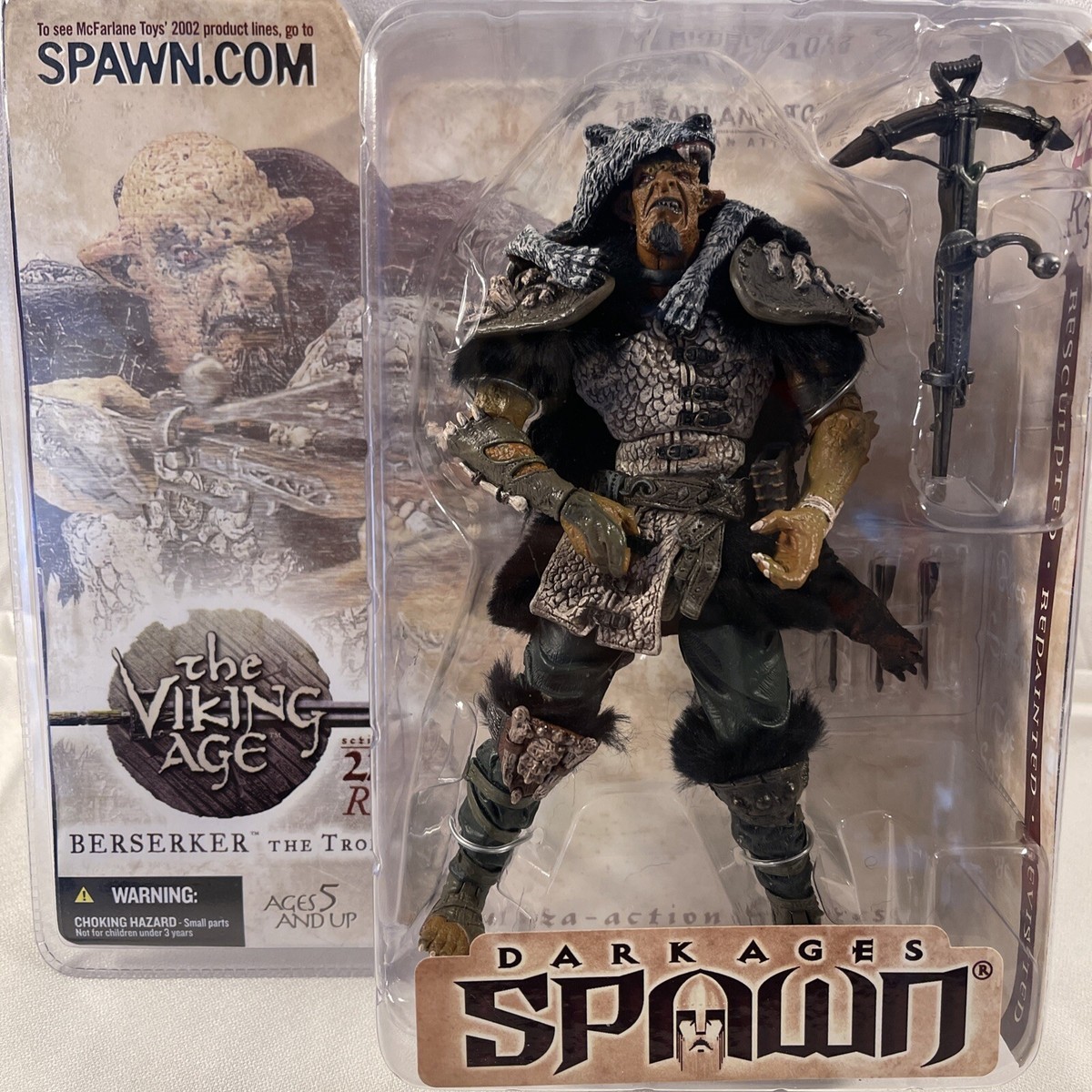 2002 McFarlane Toys Dark Ages Spawn Series 22 The Viking Age