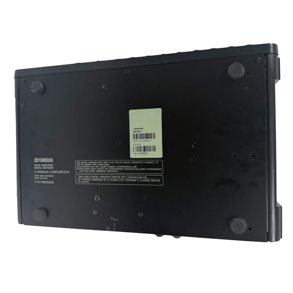 Yamaha BBT500H 500W Bass Amplifier Head w/ Power cable 100V | eBay