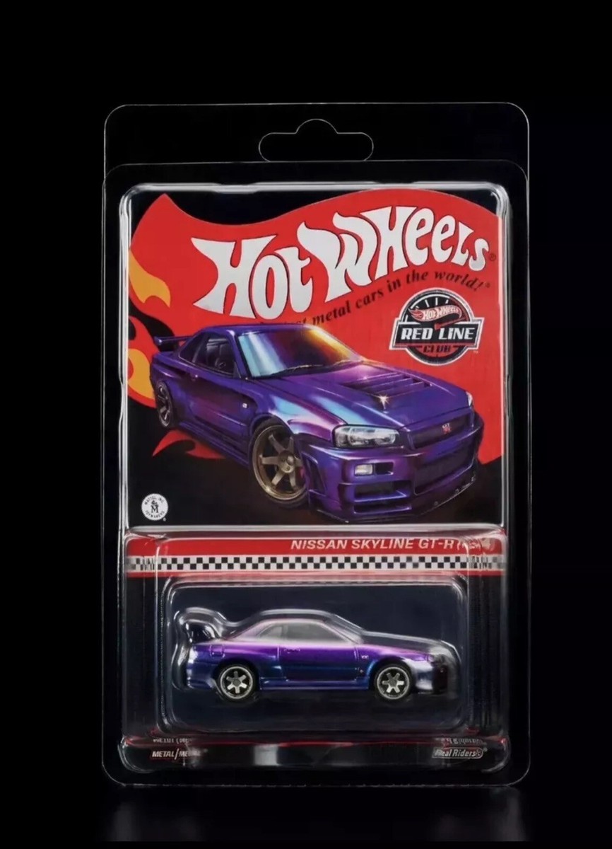 Hot Wheels RLC Exclusive Nissan Skyline GT-R R34 Purple 2024 🔥 | eBay