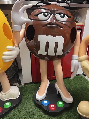 Collector Set of 4 ❤️M&M Life Size Figure Candy Store Display | eBay