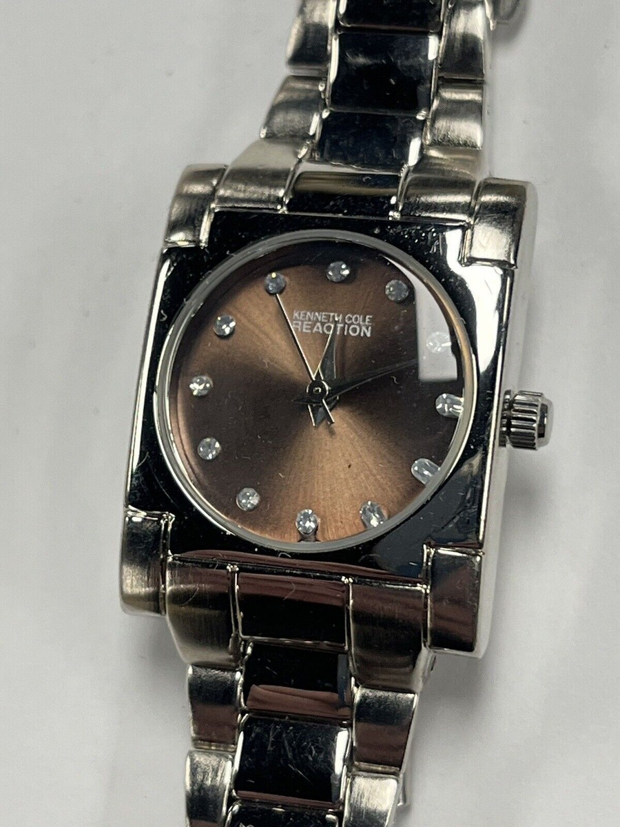 Kenneth Cole A126-11 Brown Dial Metal Band Quartz Ladies Watch | eBay