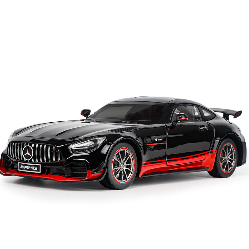 1:18 Diecast Vehicle for Mercedes AMG GT-R Model Car Toy