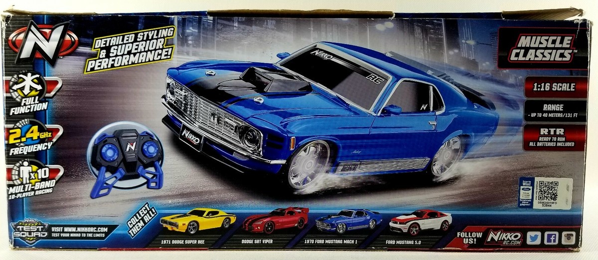 Nikko Radio Control RC Muscle Classics 1970 Ford Mustang Mach1 | eBay