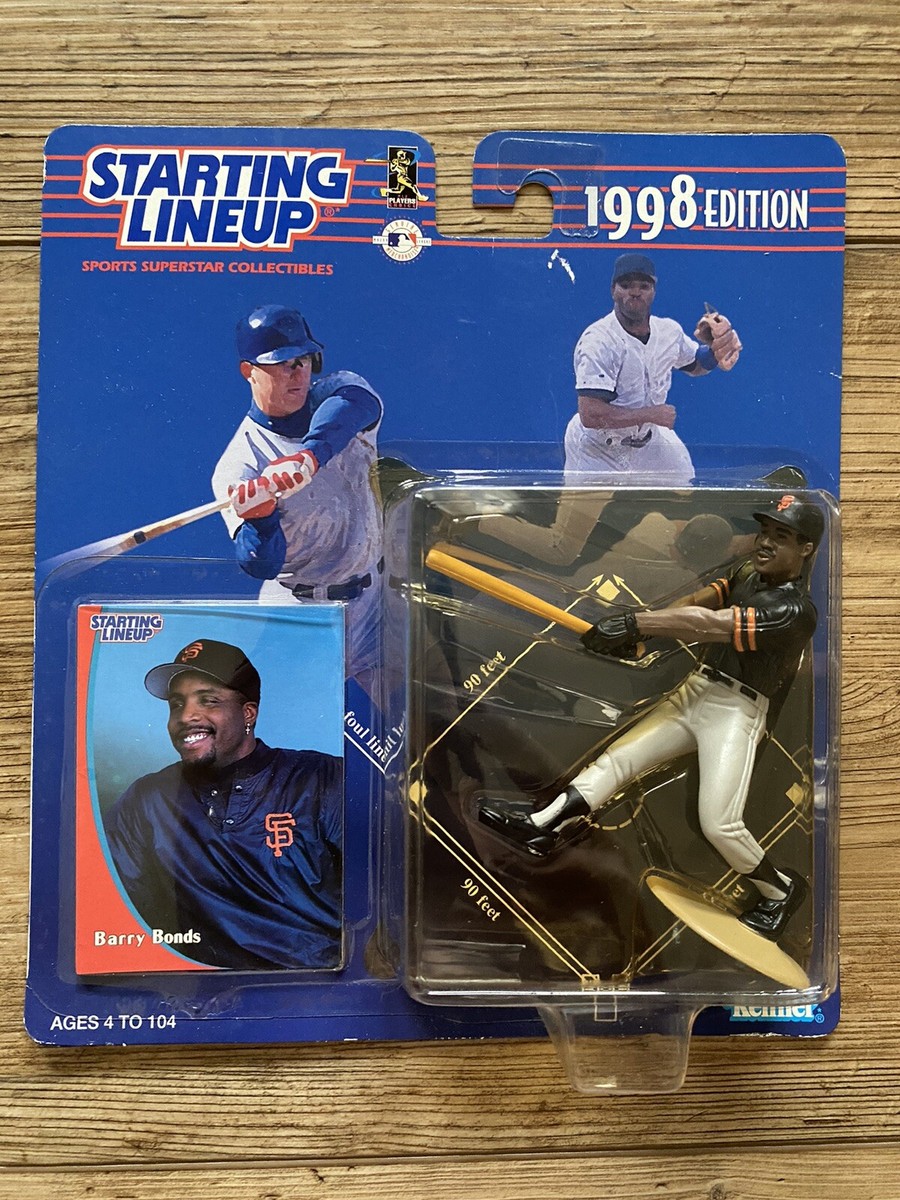 1998 Starting Lineup BARRY BONDS Baseball Figure Card SF Giants