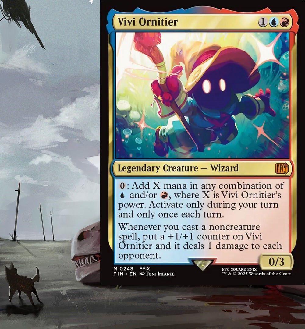 Vivi Ornitier Commander Deck Spellslinger Izzet EDH Magic MTG