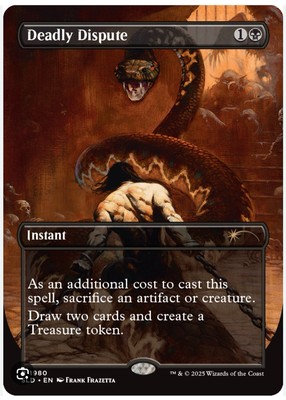 Rainbow Foil Secret Lair - The Art of Frank Frazetta sealed MTG