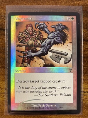 MTG✨VENGEANCE FOIL✨7th Edition MINT UNCOMMON Sorcery 2001