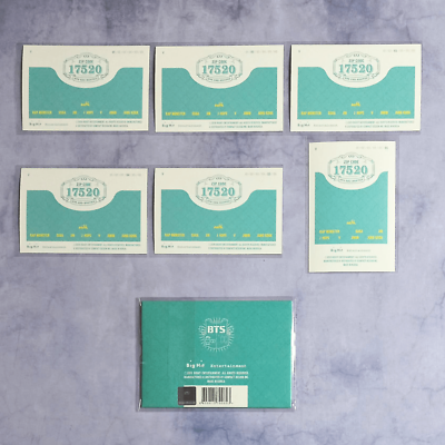 BTS 2nd Muster ZIP CODE 17520 Official Mini Photo Card - V Set of
