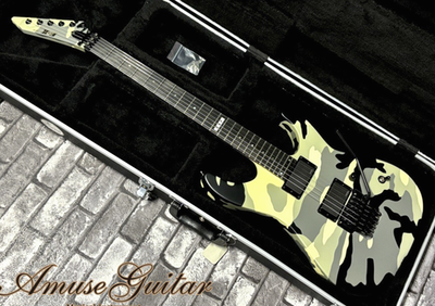 E-II M-II NECK THRU Urban Camo 2019 Electric Guitar ESP From Japan