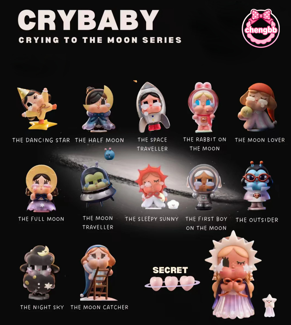 CRYBABY CRYING TO THE MOON SERIES FIGURES TOY GIFT NEW AUTHENTIC