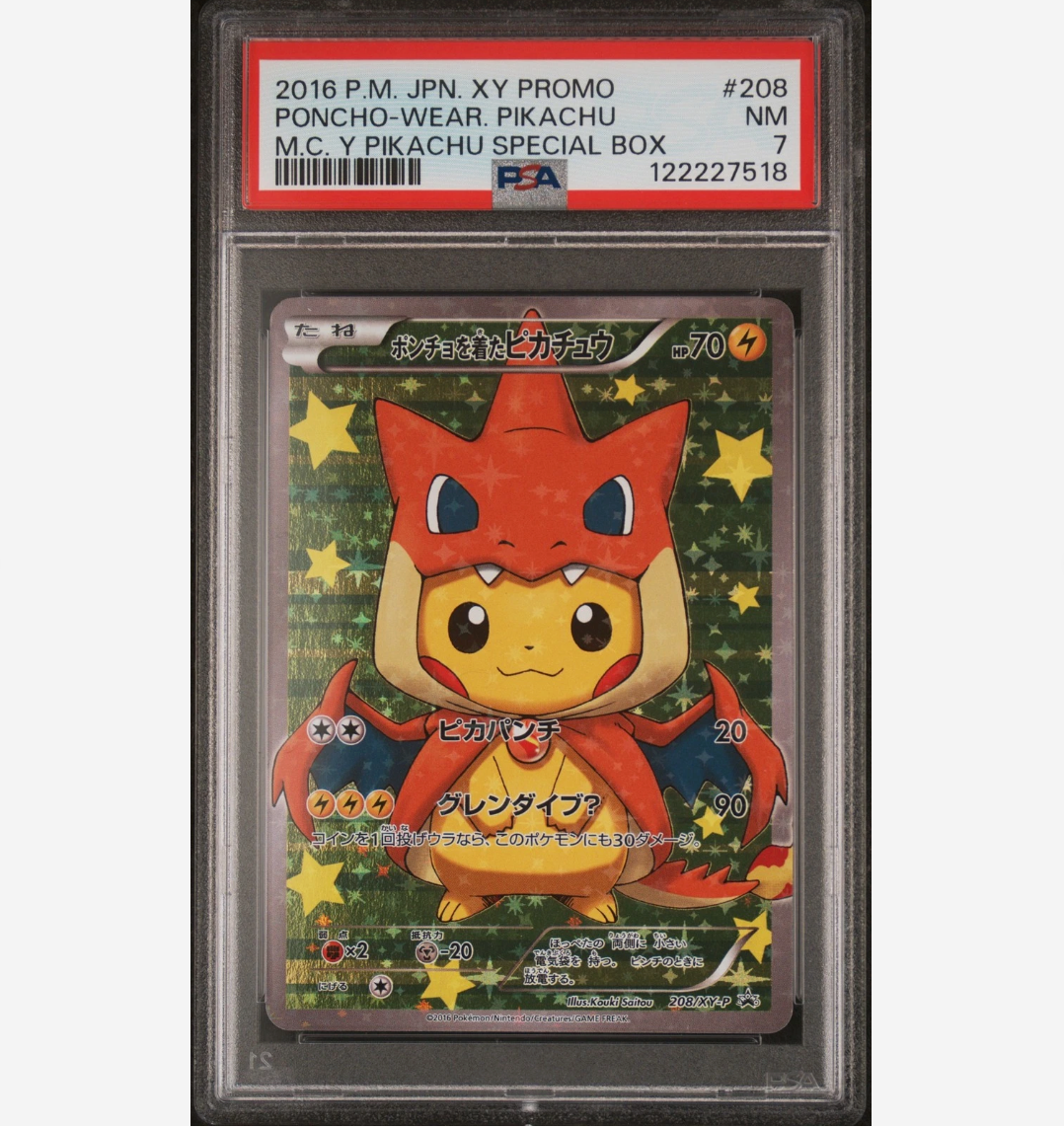 Poncho-wearing Pikachu - 208/XY-P 208/XY-P XY-P: Xy Promos Holo