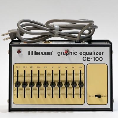 Maxon GE-100 Graphic Equalizer EQ - Made in Japan - Original