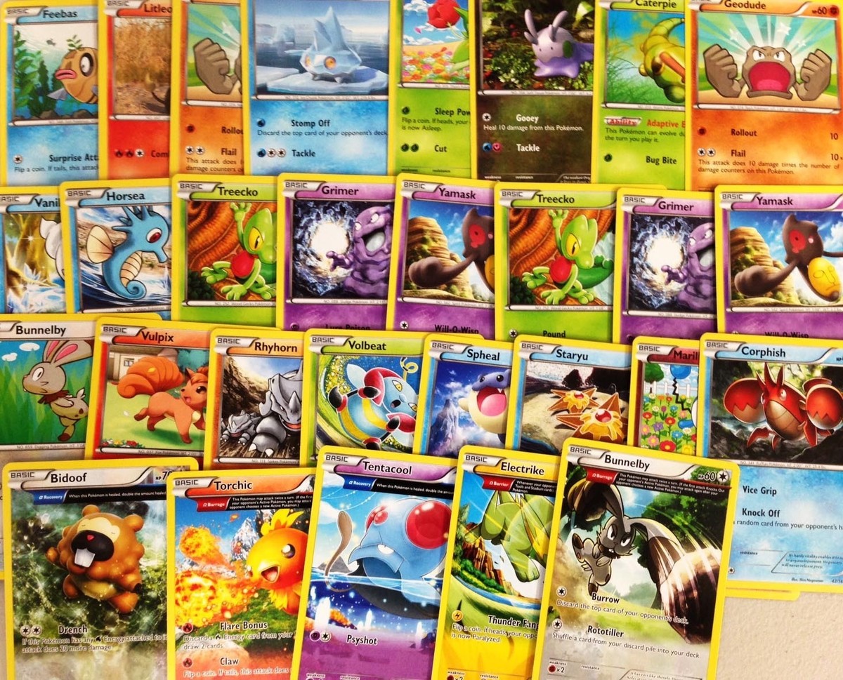 Pokemon TCG 50 CARD LOT : Rare Common Uncommon GUARANTEED RARES