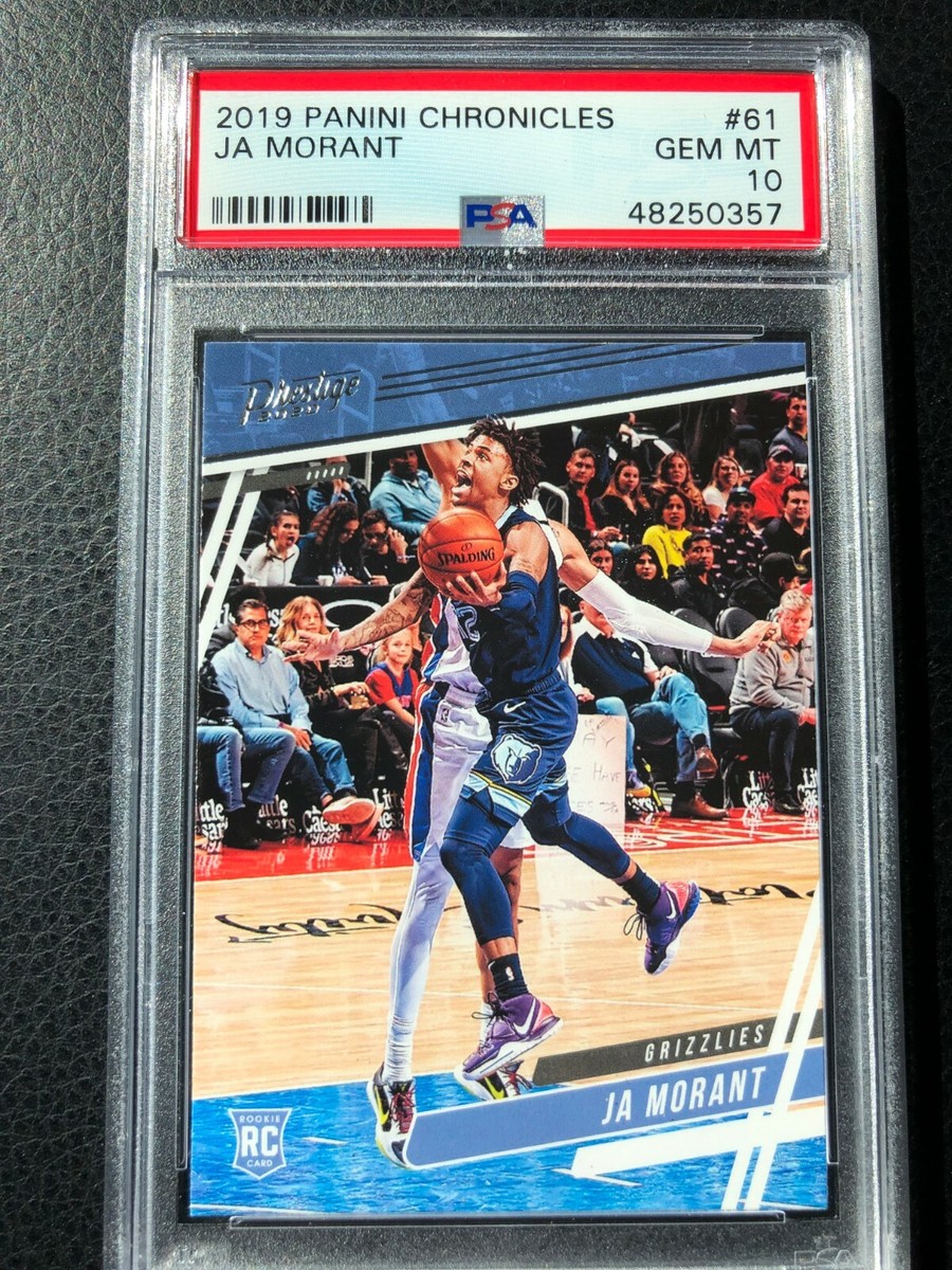 2019-20 Chronicles JA MORANT PRESTIGE #61 Rookie RC PSA 10 POP 1