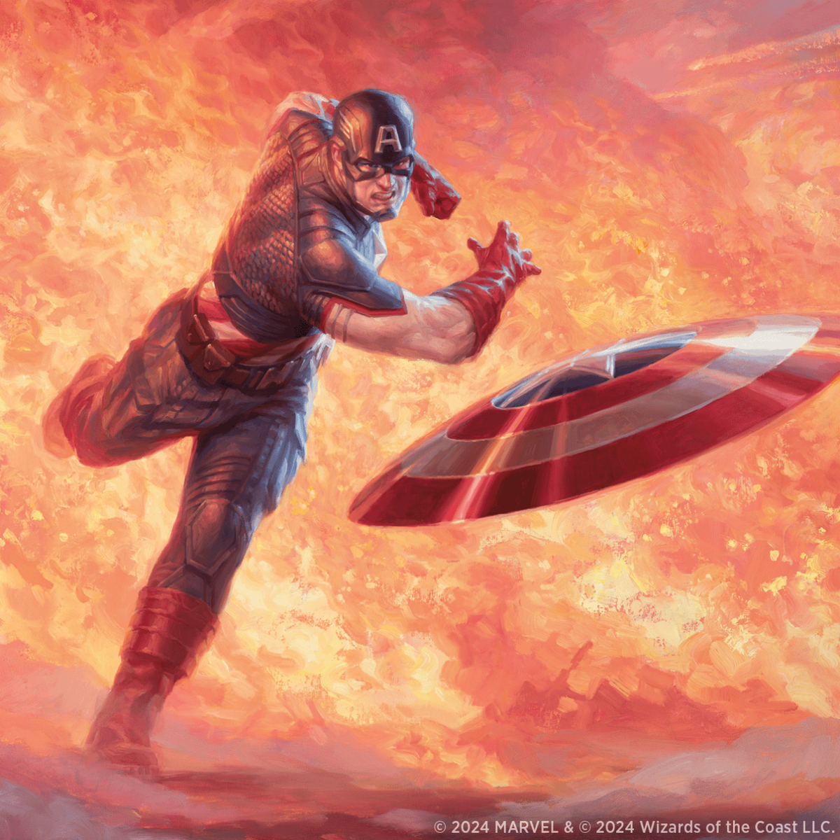 MTG SL マーベル Captain America Non-Foil MTG Captain SL MARVEL