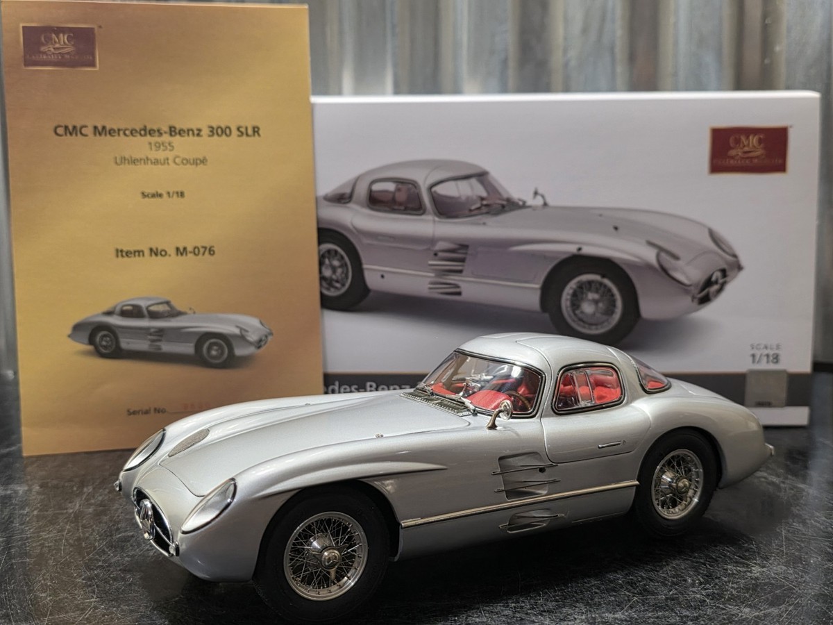 CMC 1955 Mercedes-Benz 300 SLR Uhlenhaut Coupe 1:18 Scale Diecast